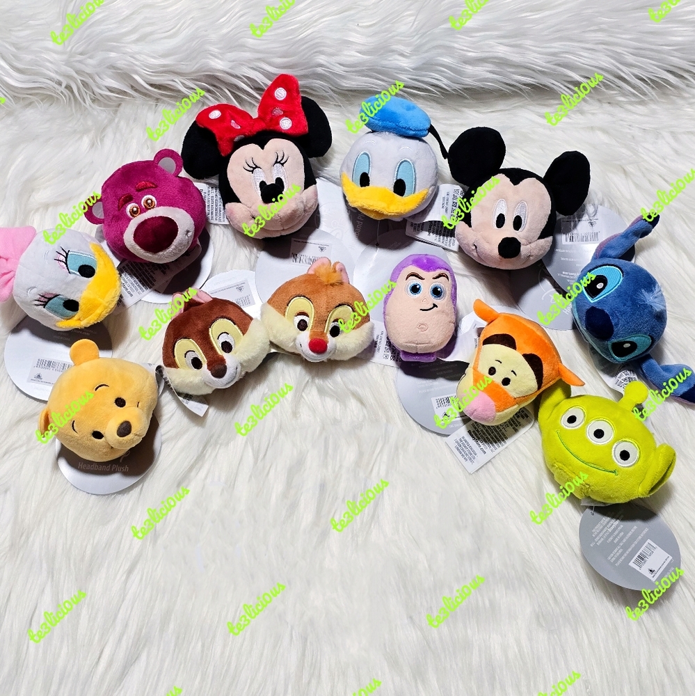 DISNEY PARKS CREATE YOUR OWN CHARACTER PLUSH EARS HEADBAND
